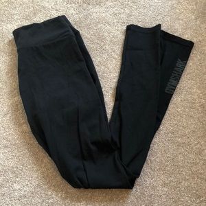 Gymshark Lounge Black Leggings Sz M